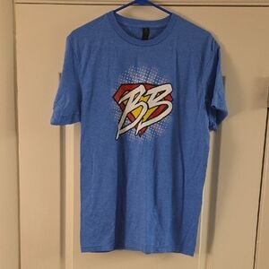 Gildan Blue Superhero Graphic Tee